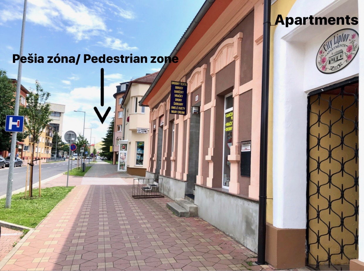 Apartmány pri pešej zóne / Apartments close to city centre and pedestrian zone